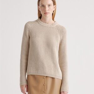 Quince Tan Women’s Fisherman Sweater